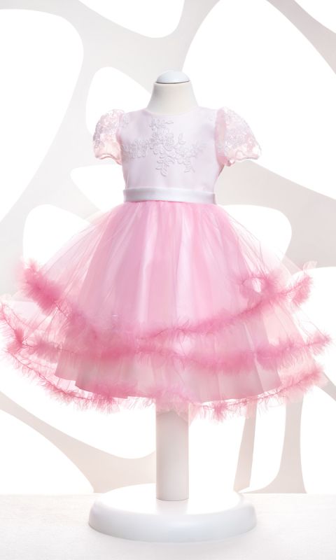 Różowa sukienka dziewczęca