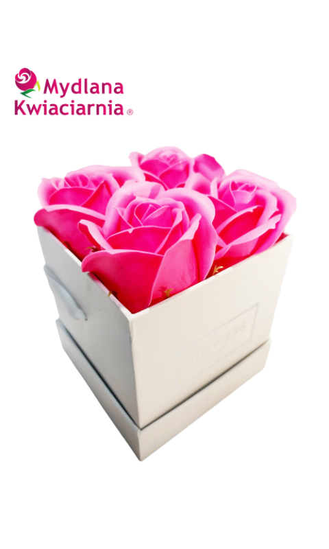 Flower Box 4YOU - różowe róże