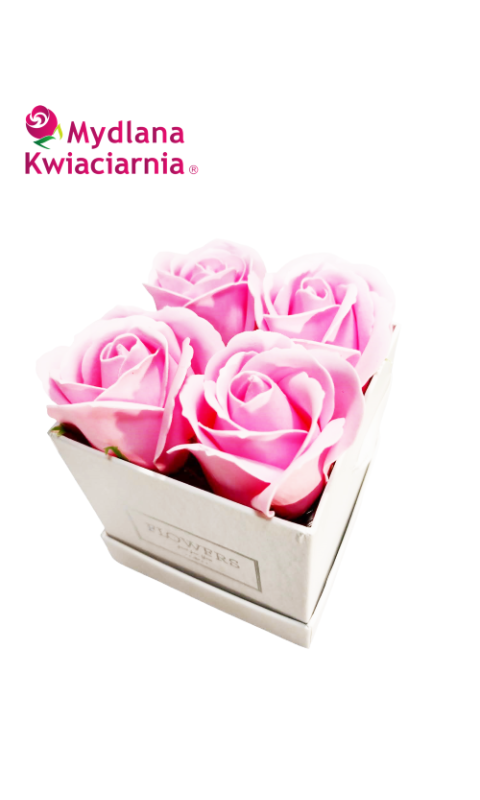 Flower Box 4YOU - jasno różowe róże