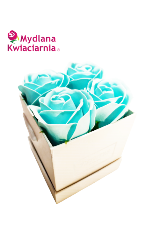 Flower Box 4YOU - błękitne róże