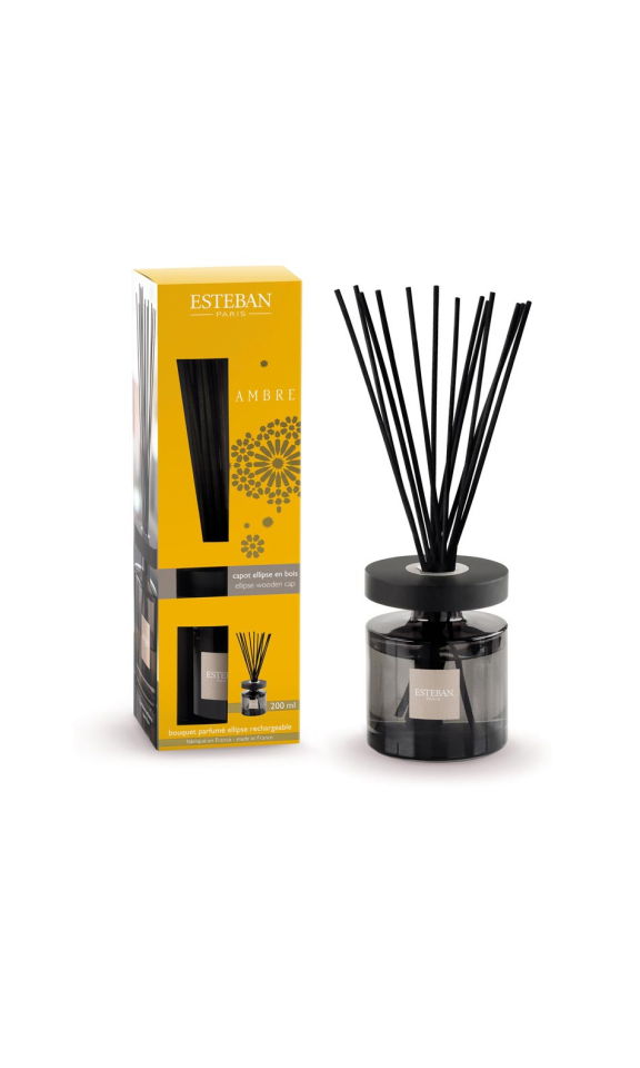 Dyfuzor zapachowy z patyczkami 200 ml Ambre Esteban Dyfuzor zapachowy z patyczkami 200 ml Ambre Esteban