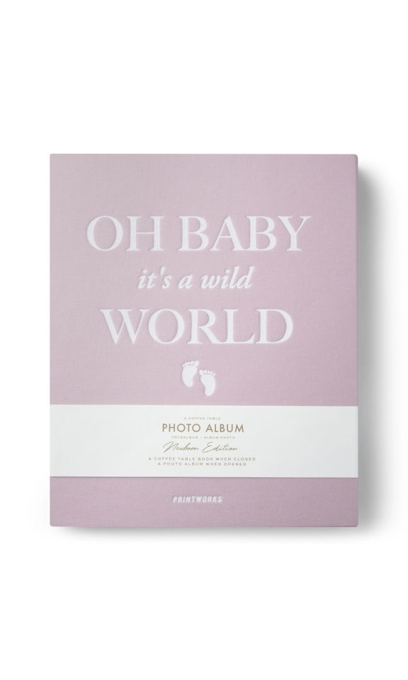 Fotoalbum Baby Its a Wild World różowy Fotoalbum Baby Its a Wild World różowy