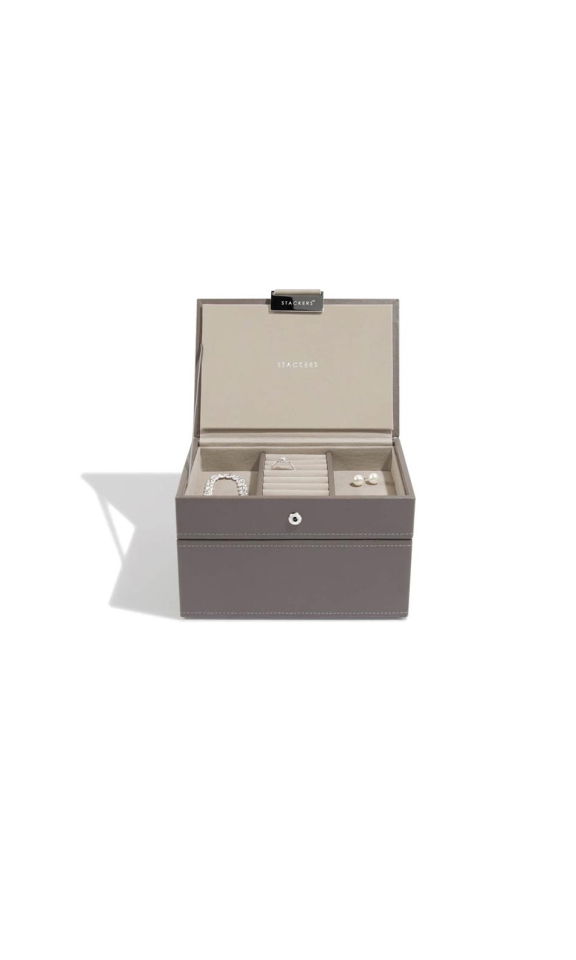 Pudełko na biżuterię podwójne (mink) Mini Stackers Pudełko na biżuterię podwójne (mink) Mini Stackers