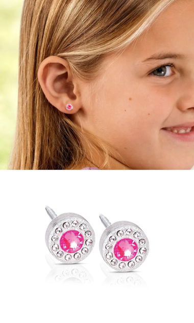 Brilliance Halo Crystal/ Shiny Rose 6 mm SFJ