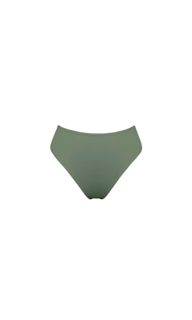 Kostium kąpielowy Amalfi - zielony wysoki dół