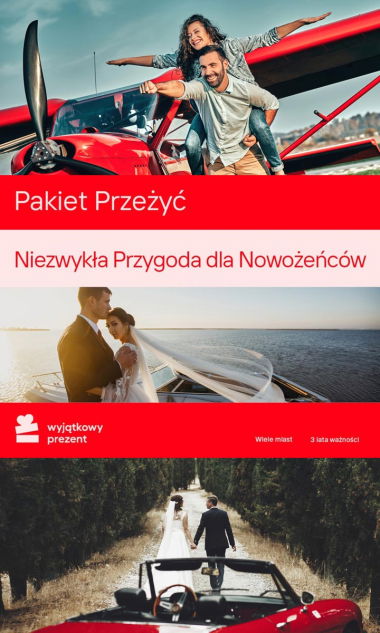 Pakiet Niezwykła Przygoda dla Nowożeńców 