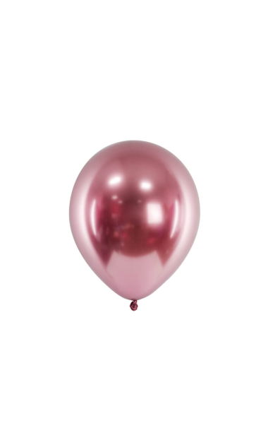 Balon glossy różowe złoto rose gold, 30 cm