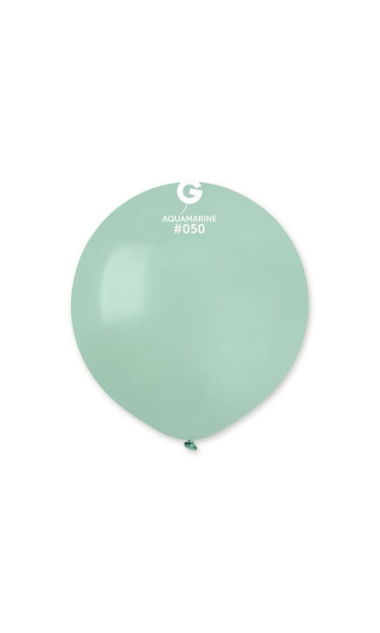 Balon pastelowy turkusowo zielony, 48 cm