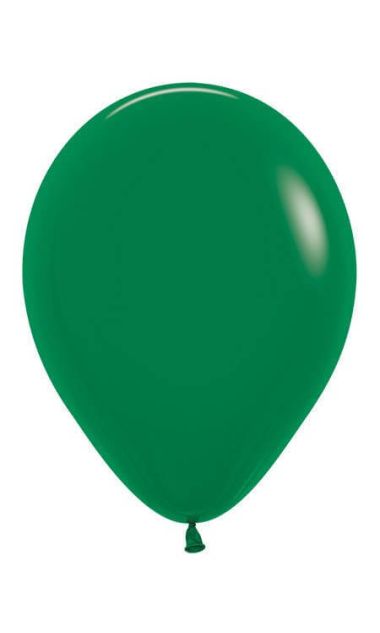 Balony lateksowe zielony butelkowy leśny, 30 cm 3 szt.