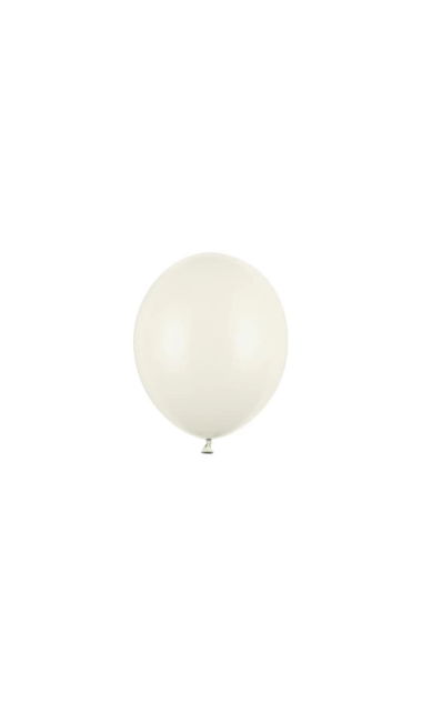 Balony pastelowe jasne kremowe strong, 12 cm 3 szt.