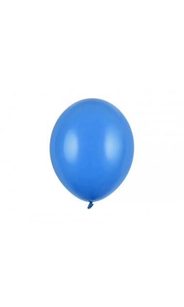 Balony pastelowe niebieskie chabrowe strong, 30 cm 10 szt.