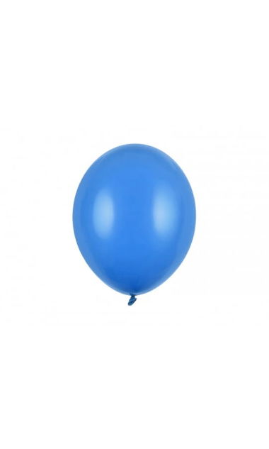 Balony pastelowe niebieskie chabrowe strong, 30 cm 3 szt.