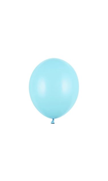 Balony pastelowe niebieskie jasne strong, 30 cm 10 szt.