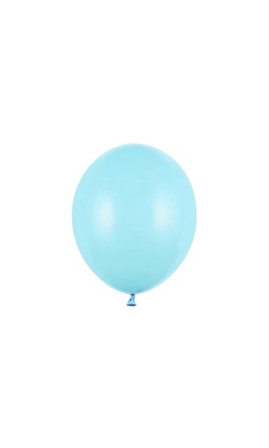 Balony pastelowe niebieskie jasne strong, 30 cm 3 szt.