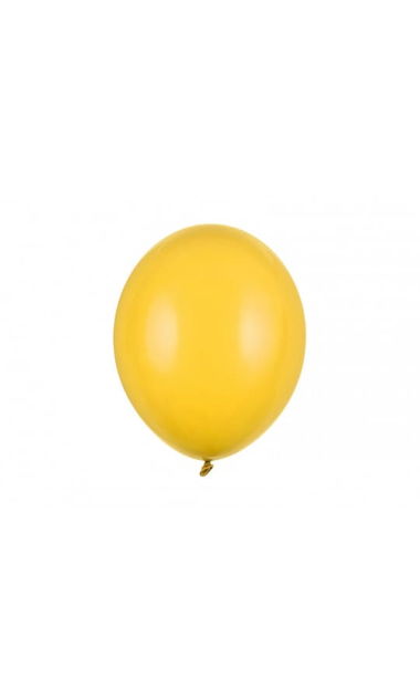 Balony pastelowe żółte strong, 30 cm 10 szt.