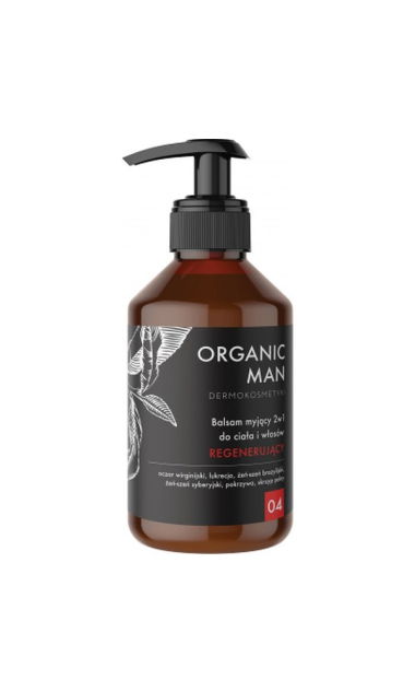 Balsam myjący do ciała i włosów 2w1 regenerujący, 250 g Organic Life