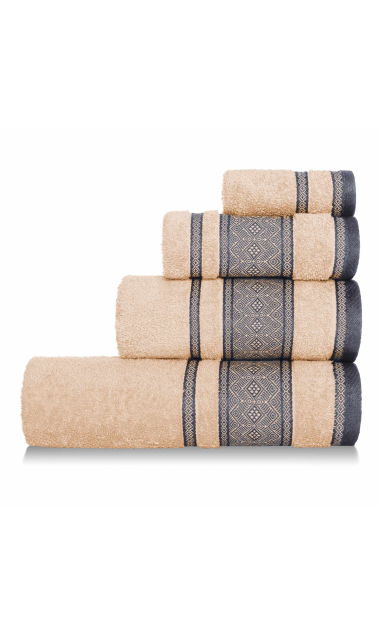 Beżowy Ręcznik 50x90 PANAMA 100% bawełna