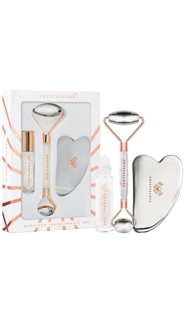 CRYSTALLOVE Cryo Ice Beauty set - zestaw do masażu twarzy ze stali nierdzewnej - krioterapia