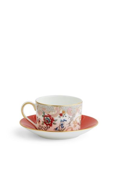 Filiżanka do herbaty ze spodkiem Rococo Flowers Wonderlust  Wedgwood