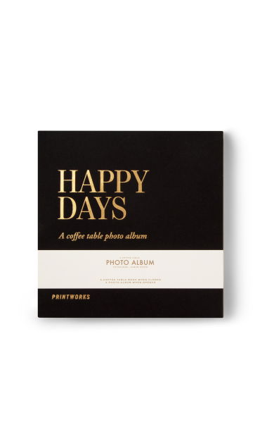 Fotoalbum Happy Days Black