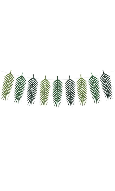 Girlanda- liście tropikalne 1,25 m