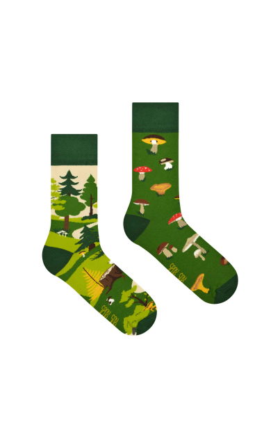 Grzyby-kolorowe skarpetki 40-43