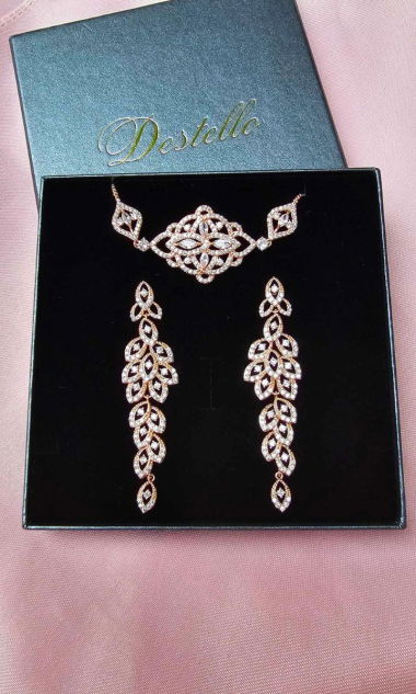 Komplet biżuterii- różowe złoto- rose gold RAISA-1.jpg