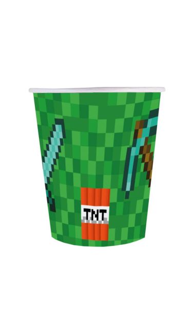 Kubeczki papierowe piksele TNT