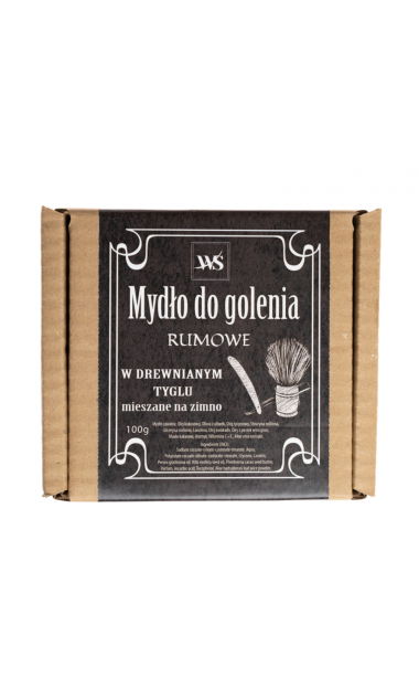 Mydło do golenia - Rumowe - z tygielkiem - Naturalne Mydła Wiedeńskie 100g