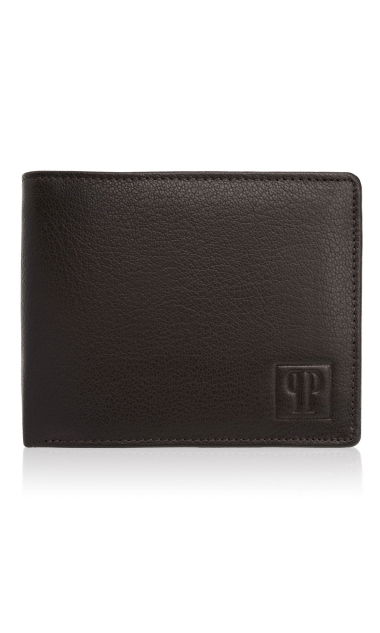 Portfel męski poziomy z ochroną RFID w kolorze brązowym T-48-BR