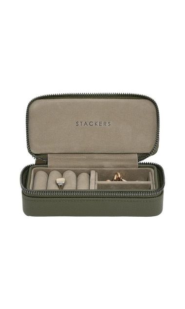 Pudełko podróżne na biżuterię M khaki Travel Stackers