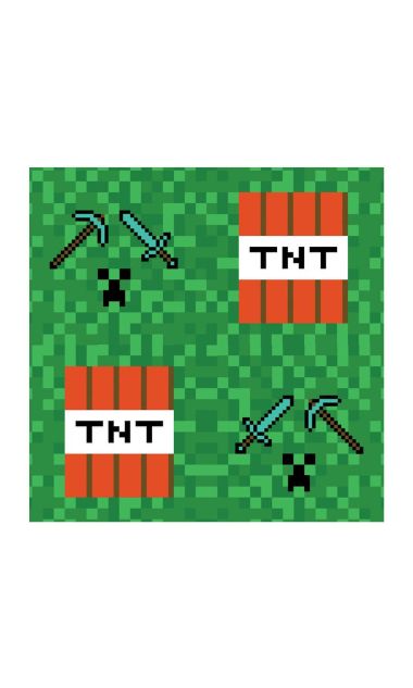 Serwetki papierowe piksele TNT