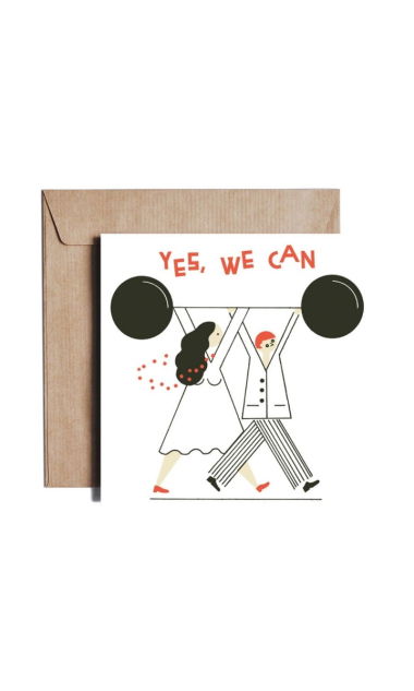 Kartka okolicznościowa "Yes, We Can"