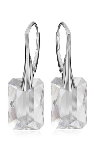 Srebrne Eleganckie Kolczyki Crystal 925