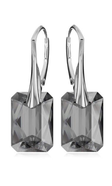 Srebrne Eleganckie Kolczyki Silver Night 925