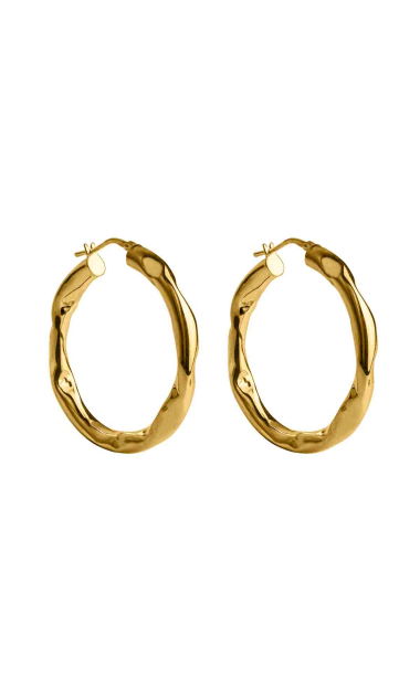 Kolczyki DeForm Big I Gold