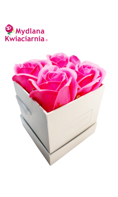 Flower Box 4YOU - różowe róże