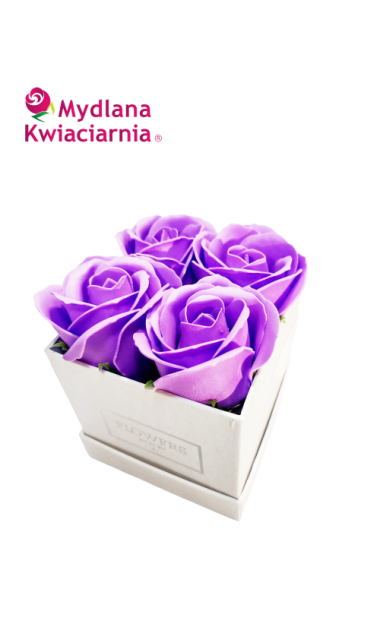 Flower Box 4YOU - lawendowe róże