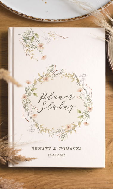 PLANER ślubny personalizowany BOHO