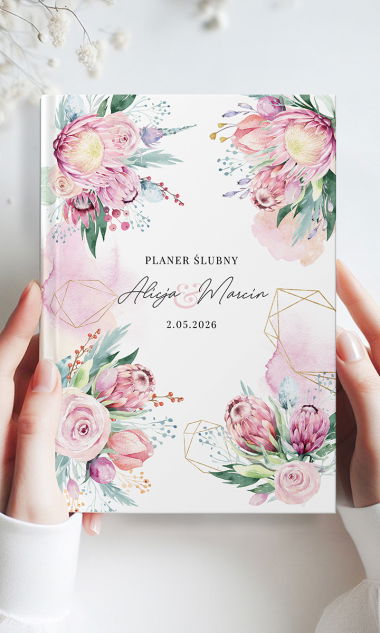 PLANER ślubny organizer Dream Flowers