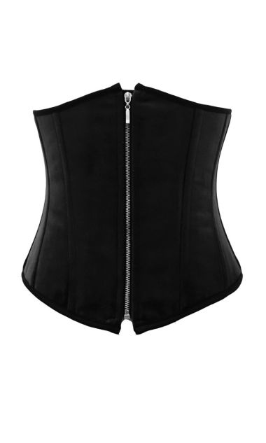 UNDERBUST NERI WELUR CZARNY