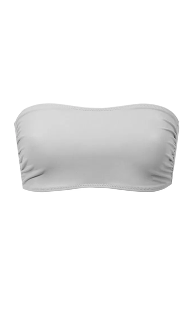 Szara góra od kostiumu typu bandeau Kawai S