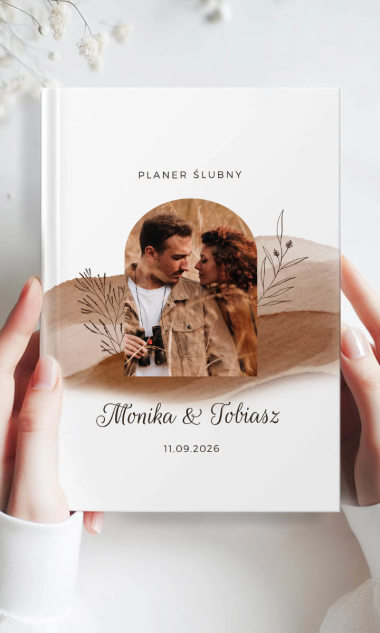 PLANER ślubny Ze Zdjęciem Pary Młodej