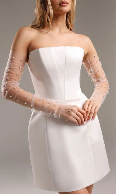 Rękawki z perełkami Dolinska Designer