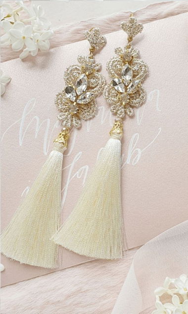 Kolczyki Lace Me Tassel