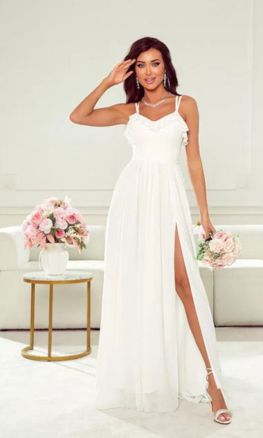 Sukienka ALESSIA - Ecru 42