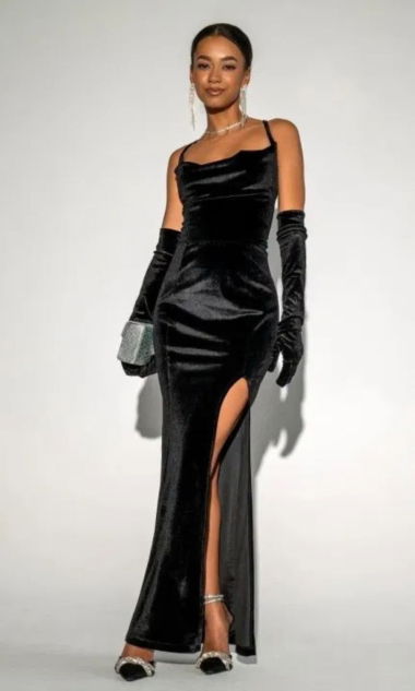 Silk Velour RUMBA dress