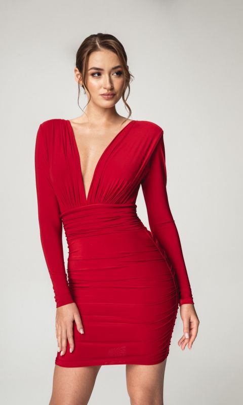 Czerwona sukienka Adria