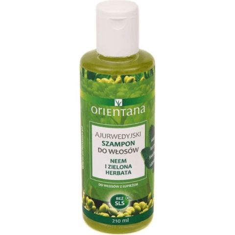 Ajurwedyjski szampon - Neem i zielona herbata, 210 ml Orientana