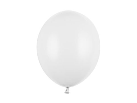 Balony pastelowe białe strong, 30 cm 10 szt.